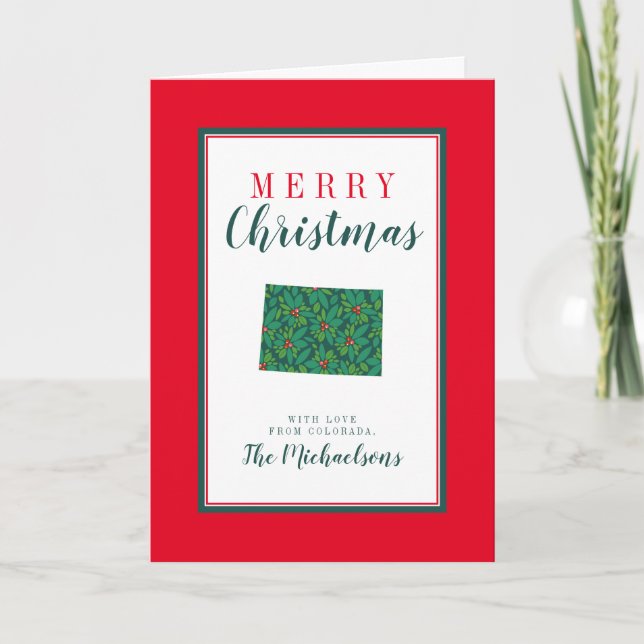 Merry Christmas from Colorado Card (Front)