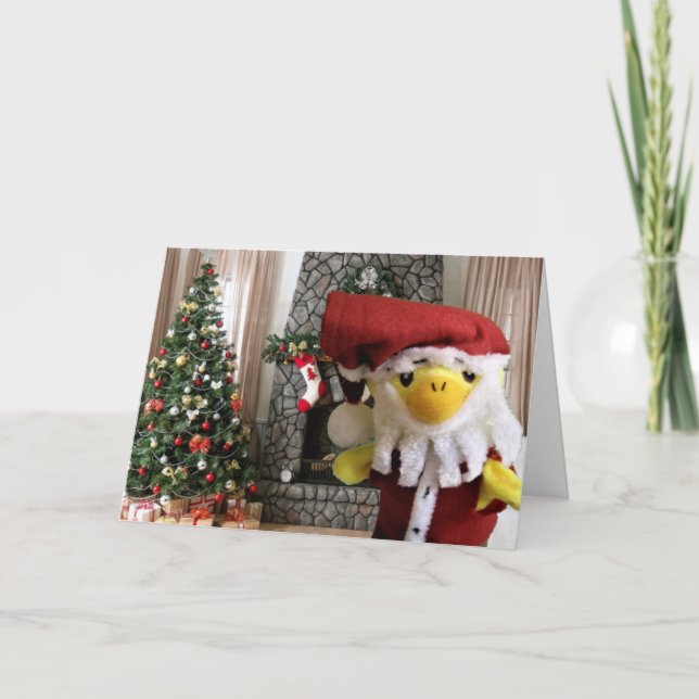 Merry Christmas from Danny Duck  Announcement (Front)