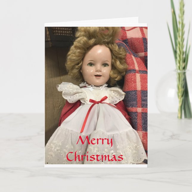 *MERRY CHRISTMAS FROM DOLL TO OUR DAUGHTER* HOLIDAY CARD (Front)