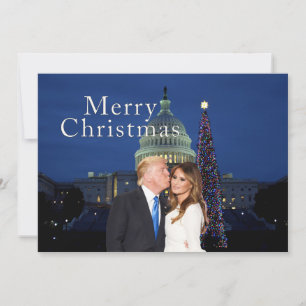 Merry Christmas from Donald and Melania Holiday Card