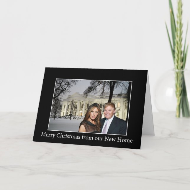 Merry Christmas from Donald and Melania Holiday Card (Front)