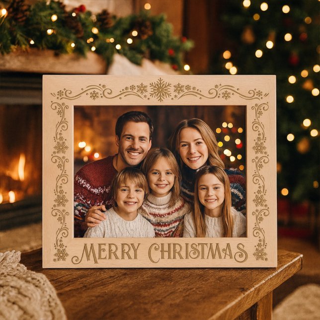 Merry Christmas From Family, Team, Friends, Office Etched Frames (Creator Uploaded)