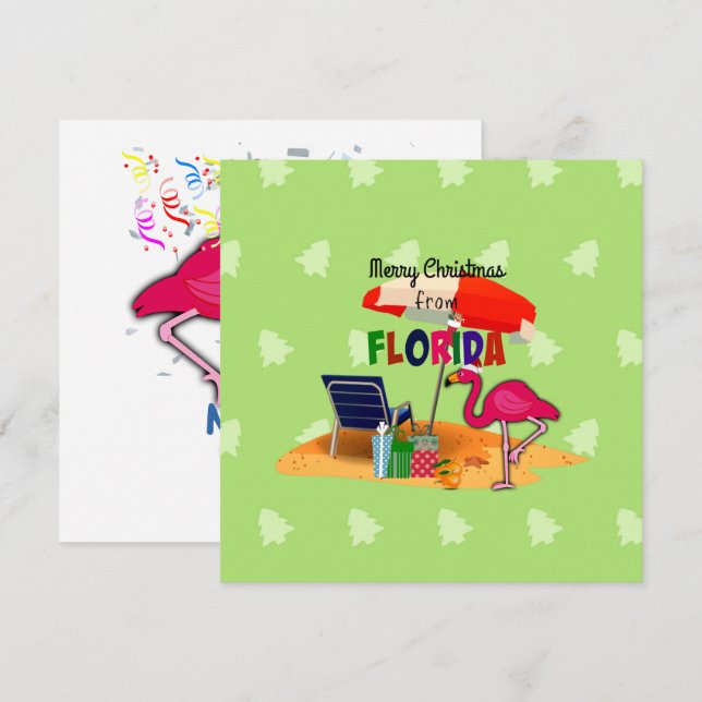 Merry Christmas from Florida Card (Front/Back)