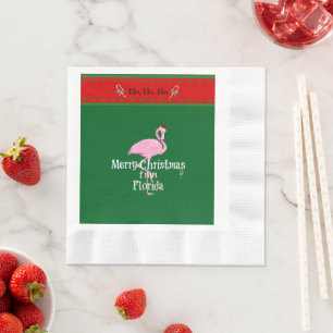 Merry Christmas from Florida Napkin