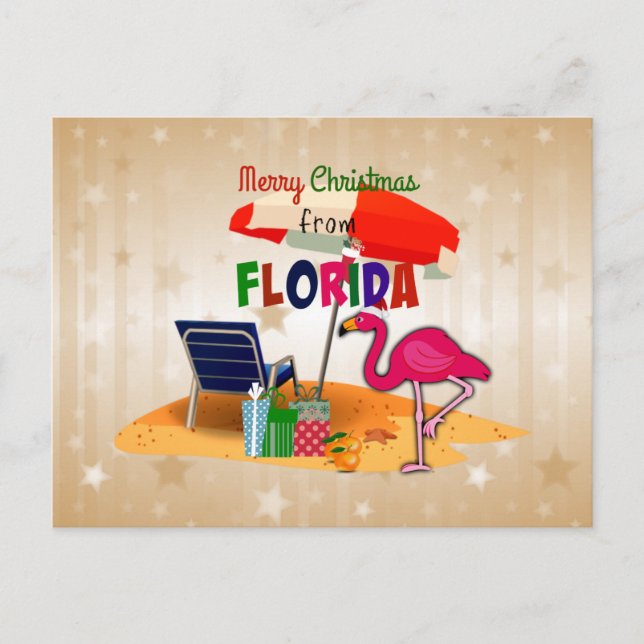 Merry Christmas from Florida Postcard (Front)