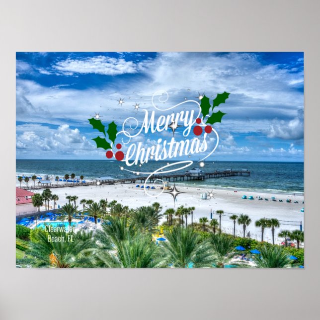 Merry Christmas from Florida Poster (Front)