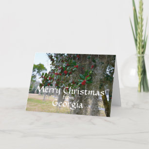 Merry Christmas from Georgia Holiday Card