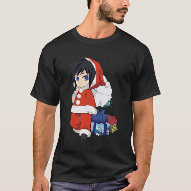 Merry Christmas From Giyu Tomioka Demon Slayer 1 T-Shirt (Front)