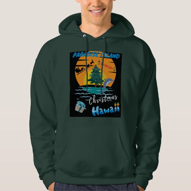 Merry Christmas from Hawaii! Hoodie (Front)