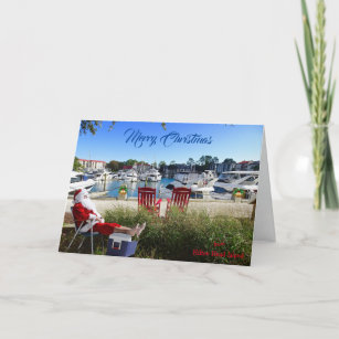 Merry Christmas from Hilton Head SC Harbour Town Holiday Card