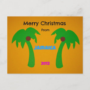 Merry Christmas from Jamaica 2012 Holiday Postcard