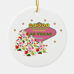 Merry Christmas from Las Vegas Ornament