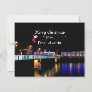 Merry Christmas from Linz, Austria Card