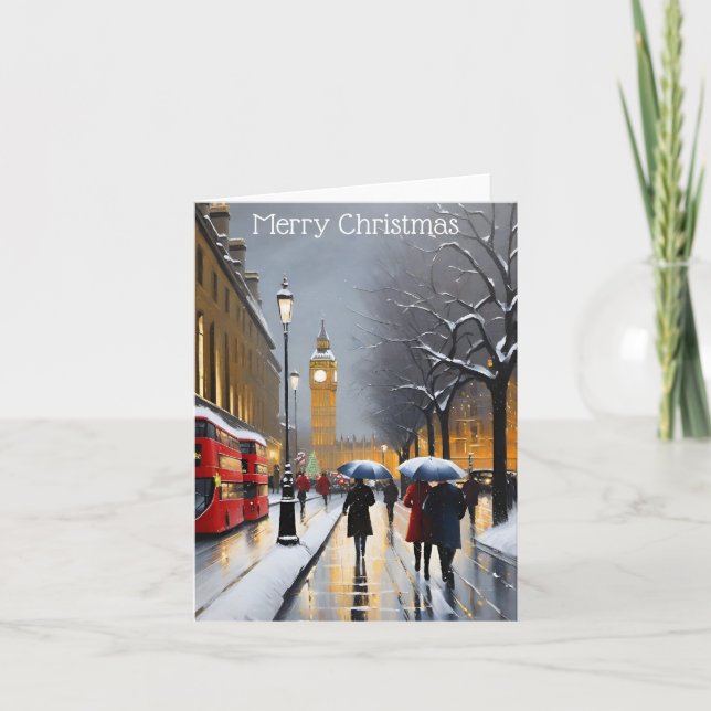 Merry Christmas from London Holiday Card (Front)
