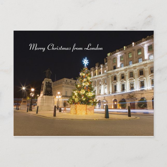 Merry Christmas from London Holiday Postcard (Front)