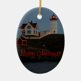 Merry Christmas from Maine Ceramic Tree Decoration