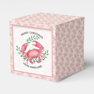 Merry Christmas from Maryland Christmas Crab Favour Box