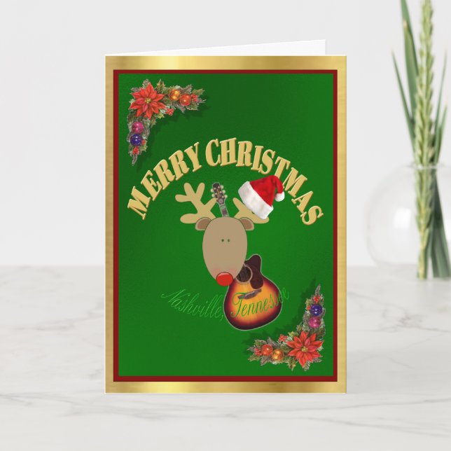 Merry Christmas from Nashville Holiday Card (Front)