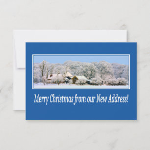 Merry Christmas from New Address Card