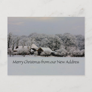 Merry Christmas from New Address Card