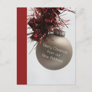 Merry Christmas from New Address Card