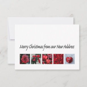Merry Christmas from New Address Card