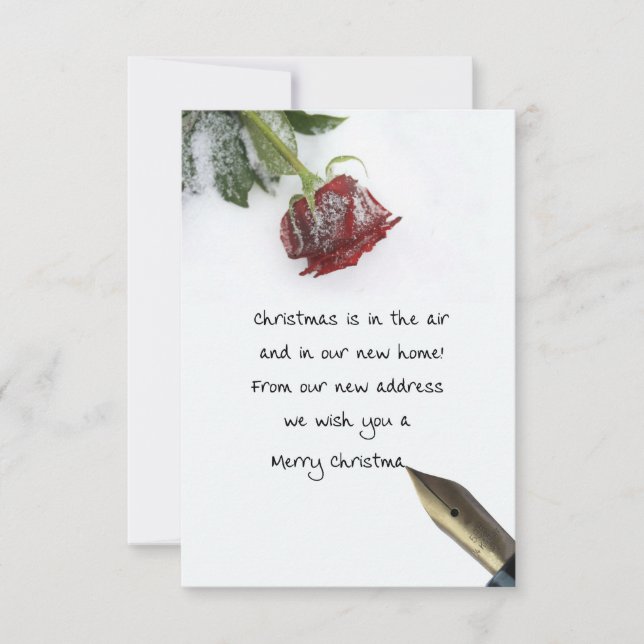 Merry Christmas from New Home Card (Front)