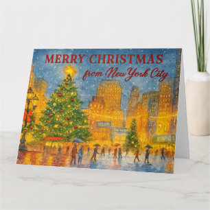 Merry Christmas from New York City Card