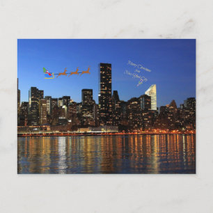 Merry Christmas from New York City Holiday Postcard