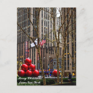 Merry Christmas from New York Holiday Postcard