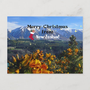 Merry Christmas from New Zealand Postcard