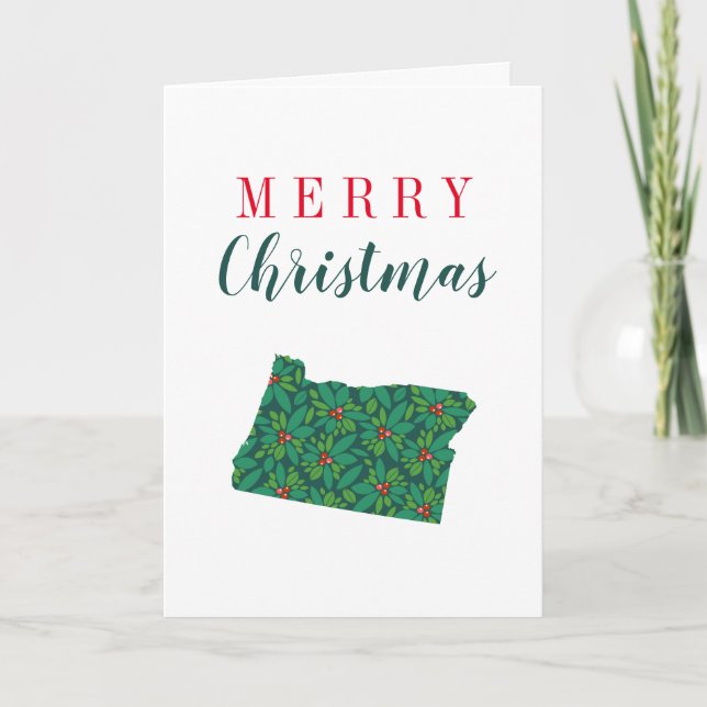 Merry Christmas from Oregon Card (Front)