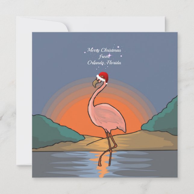Merry Christmas from Orlando, Florida Holiday Card (Front)