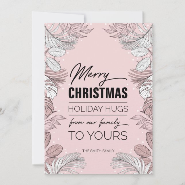 Merry Christmas from our family Holiday Card (Front)