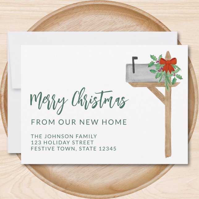 Merry Christmas From Our New Home Mailbox Announcement (Creator Uploaded)