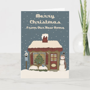 Merry Christmas From Our New House Holiday Card