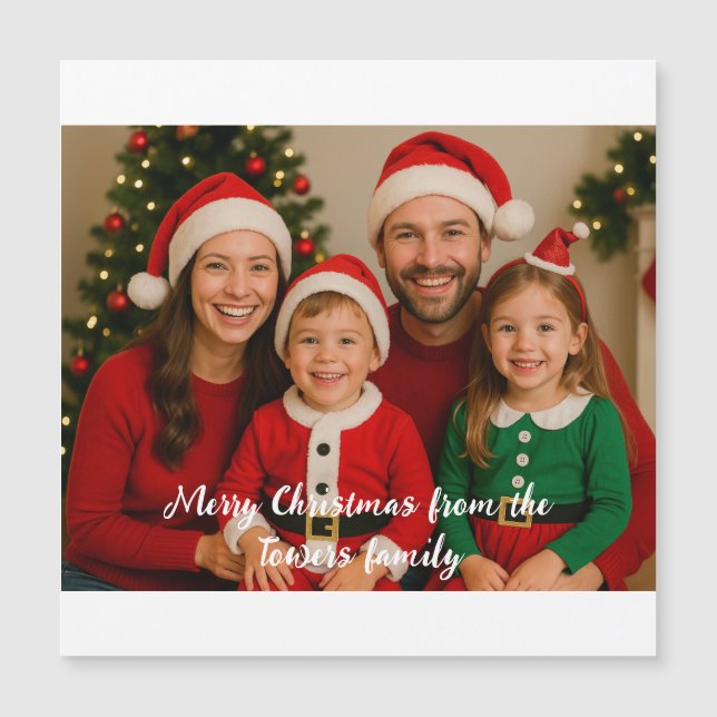 Merry Christmas From Photo  (Front)