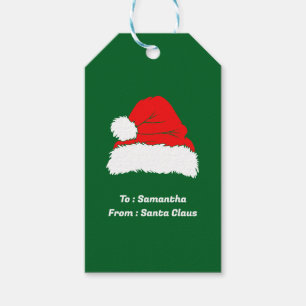 Merry Christmas From Santa Gift Tags