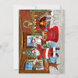 Merry Christmas from Santa Invitation