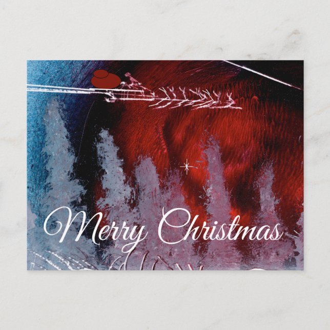 Merry Christmas from Santa Postcard (Front)