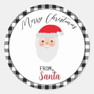 Merry Christmas From Santa Sticker
