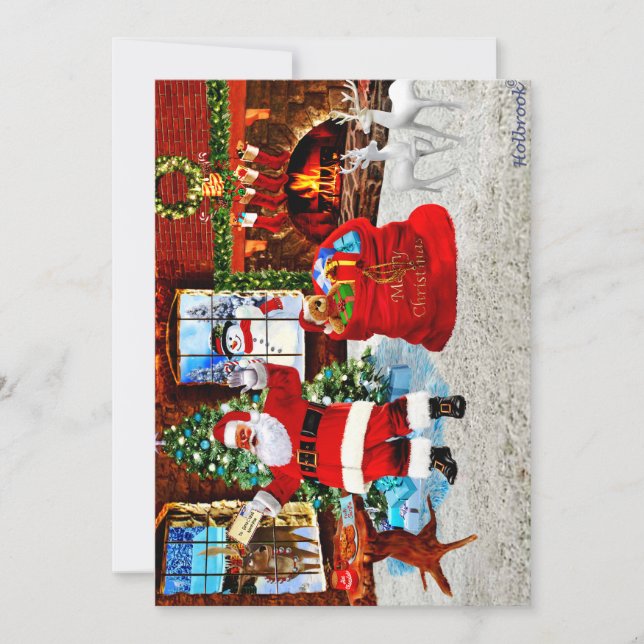 Merry Christmas from Santa Thank You Card (Front)