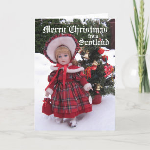 Merry Christmas from Scotland                  ... Holiday Card
