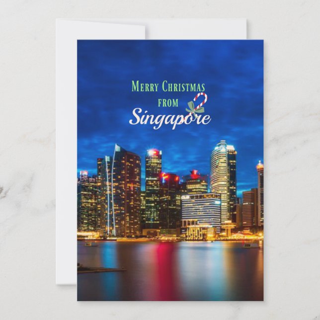 Merry Christmas from Singapore Card (Front)
