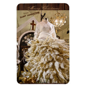 Merry Christmas from St (Saint) Augustine Florida Magnet