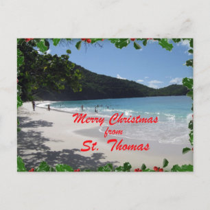 Merry Christmas from St. Thomas Holiday Postcard