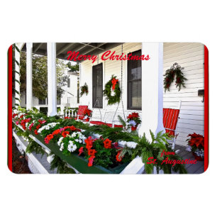 Merry Christmas from Sunny St Augustine Florida Magnet