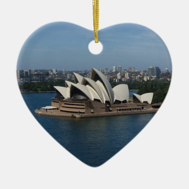 merry Christmas from Sydney Ceramic Tree Decoration (Front)