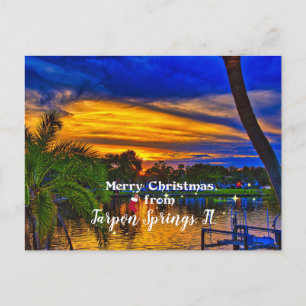 Merry Christmas from Tarpon Springs, FL Postcard