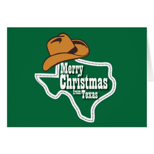 Merry Christmas from Texas Card